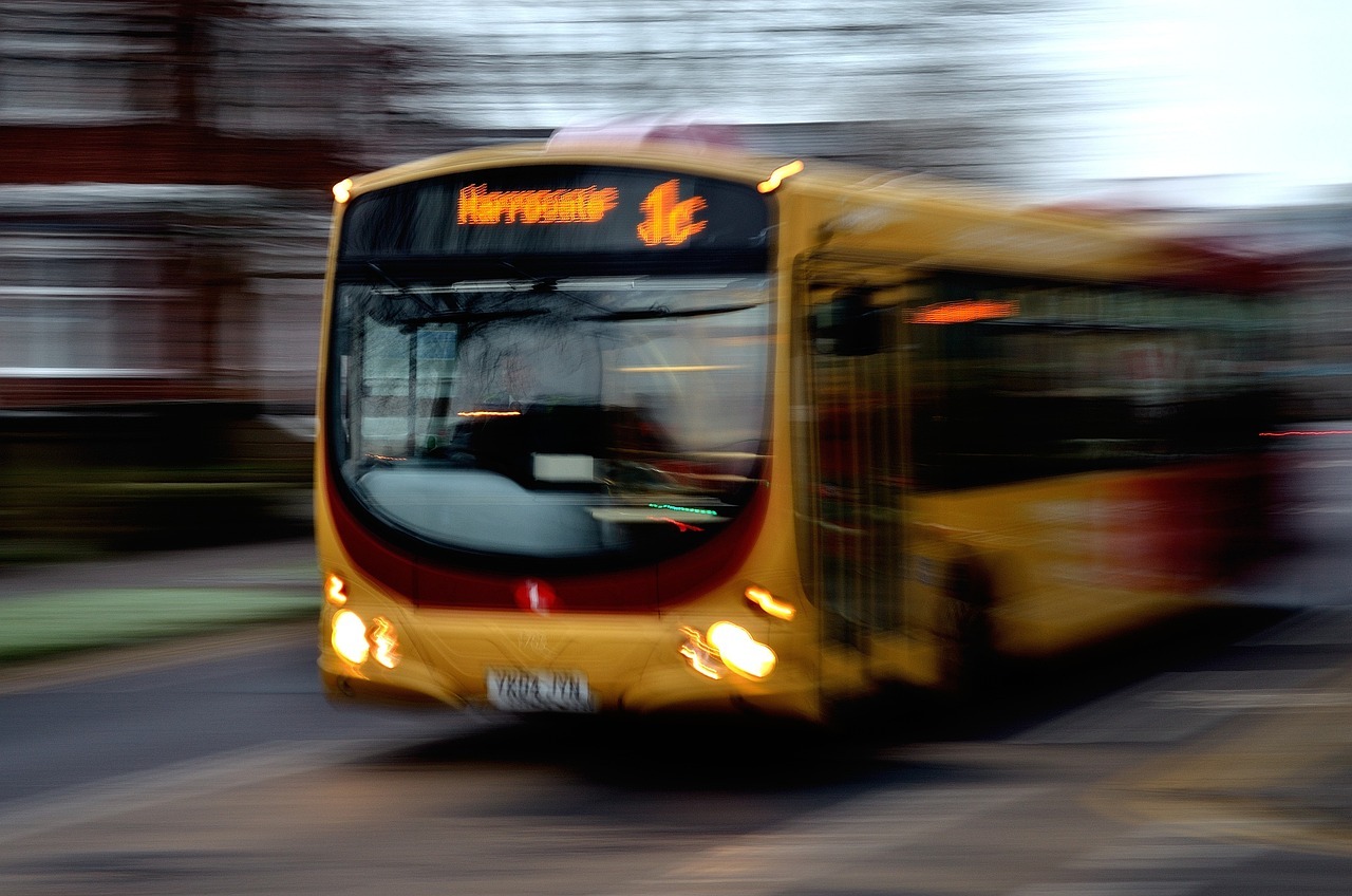 bus demonstrating the importance of public transport safety