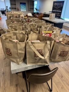 At this year’s Meal Kit Giveaway in West Carson on Friday, November 14, many families in need of support received all the food they needed for a warm family meal.