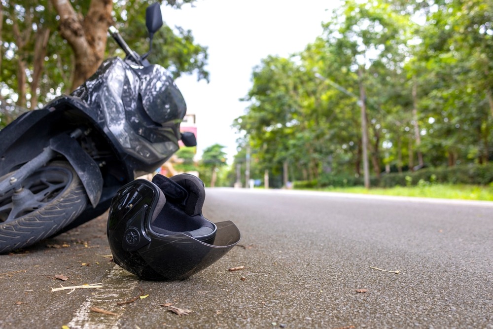 ¿Cuál es el acuerdo promedio por accidentes de motocicleta en California?